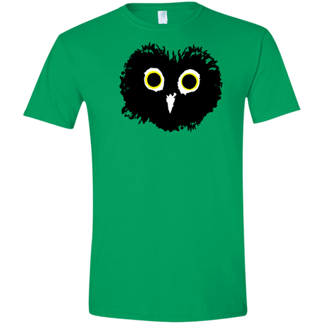 T-Shirts Irish Green / S Heart Owls Men's Semi-Fitted Softstyle