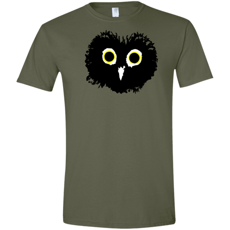 T-Shirts Military Green / S Heart Owls Men's Semi-Fitted Softstyle