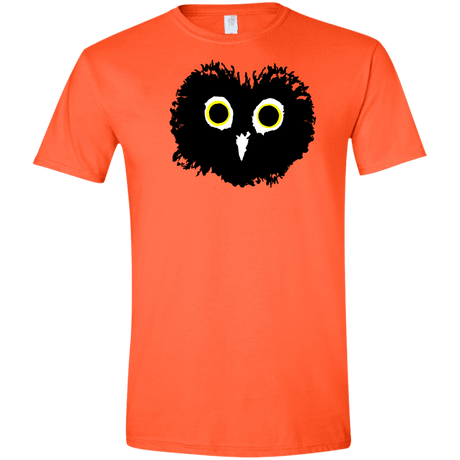 T-Shirts Orange / S Heart Owls Men's Semi-Fitted Softstyle