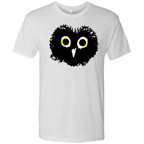T-Shirts Heather White / S Heart Owls Men's Triblend T-Shirt