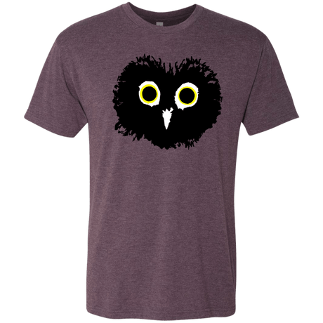 T-Shirts Vintage Purple / S Heart Owls Men's Triblend T-Shirt