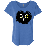 T-Shirts Vintage Royal / X-Small Heart Owls Triblend Dolman Sleeve