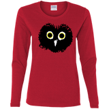 T-Shirts Red / S Heart Owls Women's Long Sleeve T-Shirt