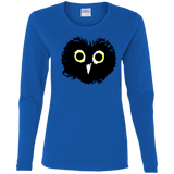T-Shirts Royal / S Heart Owls Women's Long Sleeve T-Shirt