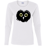 T-Shirts White / S Heart Owls Women's Long Sleeve T-Shirt