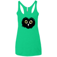 T-Shirts Envy / X-Small Heart Owls Women's Triblend Racerback Tank