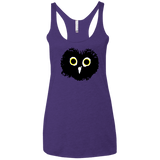 T-Shirts Purple Rush / X-Small Heart Owls Women's Triblend Racerback Tank