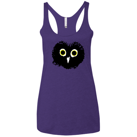 T-Shirts Purple Rush / X-Small Heart Owls Women's Triblend Racerback Tank