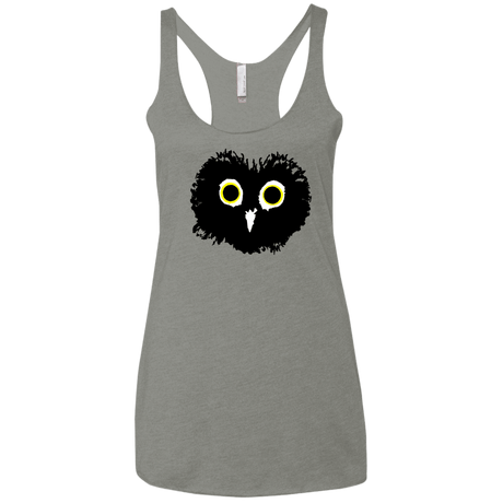 T-Shirts Venetian Grey / X-Small Heart Owls Women's Triblend Racerback Tank