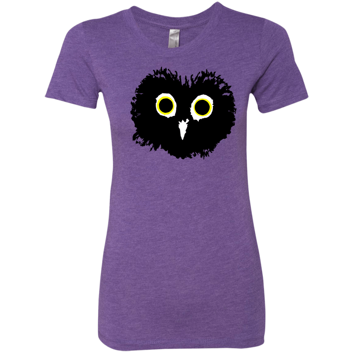 T-Shirts Purple Rush / S Heart Owls Women's Triblend T-Shirt