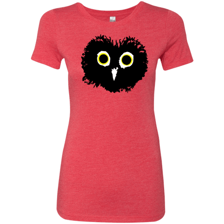 T-Shirts Vintage Red / S Heart Owls Women's Triblend T-Shirt