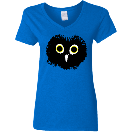 T-Shirts Royal / S Heart Owls Women's V-Neck T-Shirt