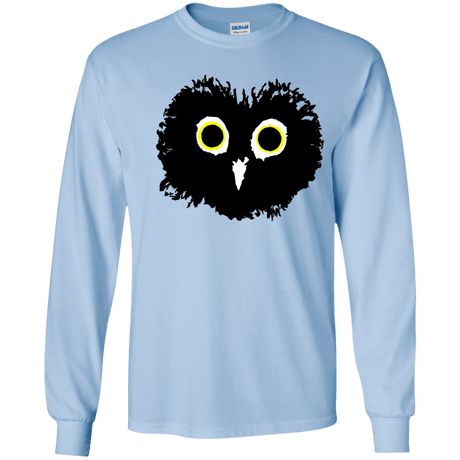 T-Shirts Light Blue / YS Heart Owls Youth Long Sleeve T-Shirt