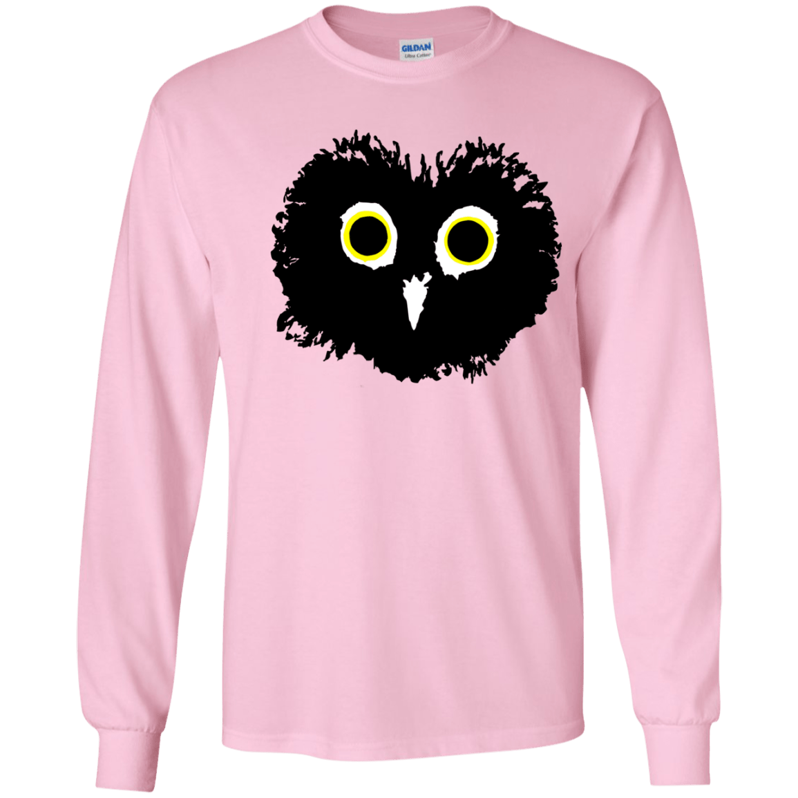 T-Shirts Light Pink / YS Heart Owls Youth Long Sleeve T-Shirt