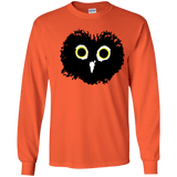T-Shirts Orange / YS Heart Owls Youth Long Sleeve T-Shirt