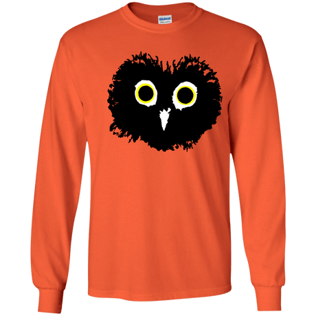 T-Shirts Orange / YS Heart Owls Youth Long Sleeve T-Shirt