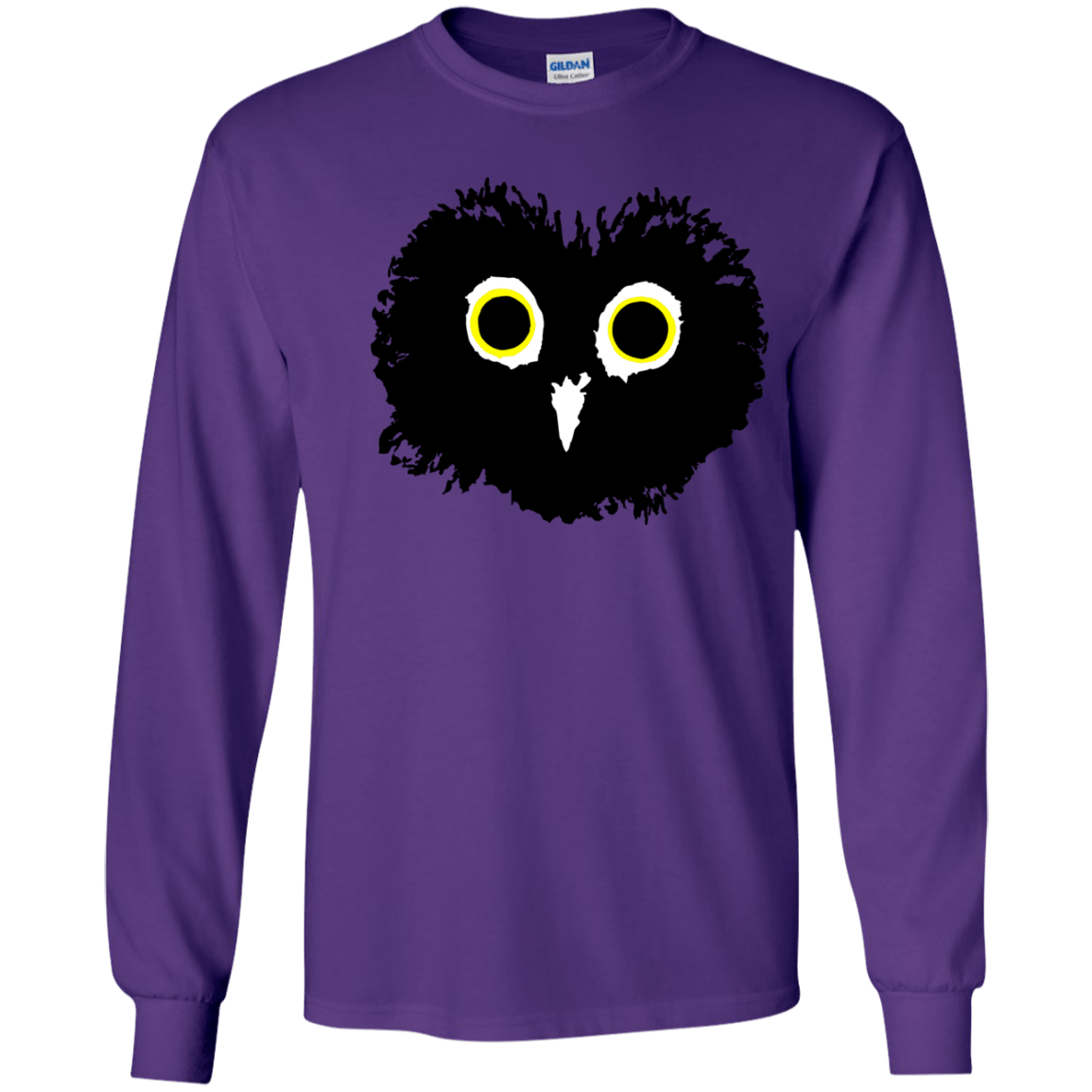 T-Shirts Purple / YS Heart Owls Youth Long Sleeve T-Shirt