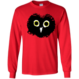 T-Shirts Red / YS Heart Owls Youth Long Sleeve T-Shirt