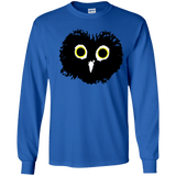 T-Shirts Royal / YS Heart Owls Youth Long Sleeve T-Shirt