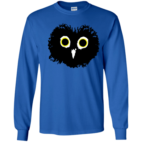 T-Shirts Royal / YS Heart Owls Youth Long Sleeve T-Shirt