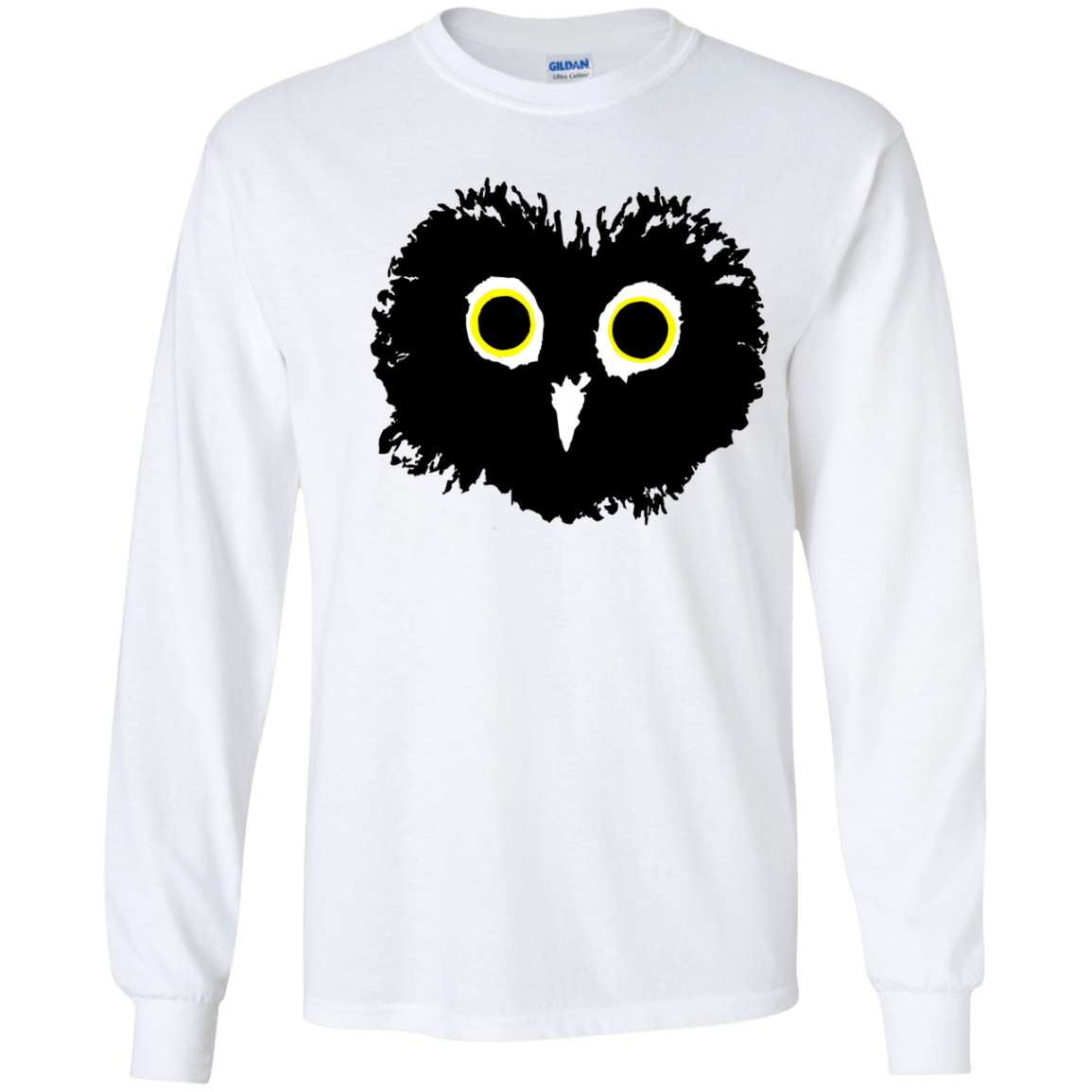 T-Shirts White / YS Heart Owls Youth Long Sleeve T-Shirt