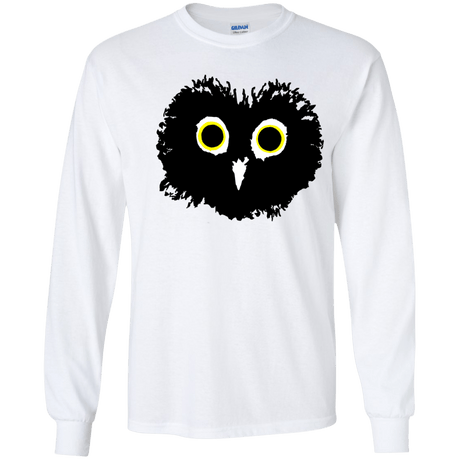 T-Shirts White / YS Heart Owls Youth Long Sleeve T-Shirt