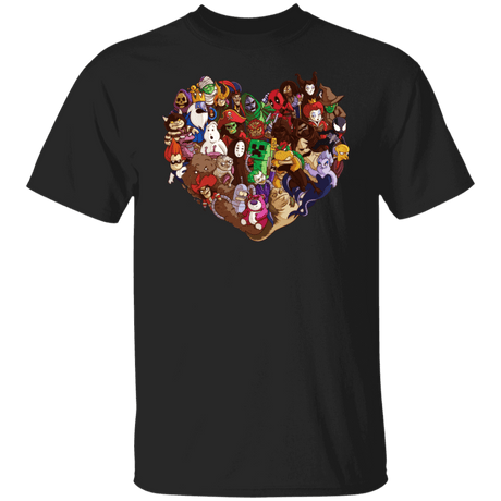 T-Shirts Black / S Heart T-Shirt
