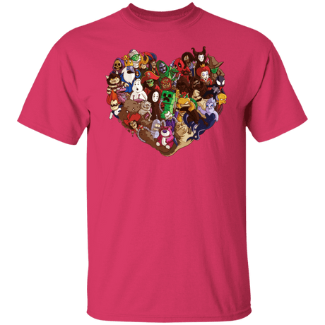 T-Shirts Heliconia / S Heart T-Shirt