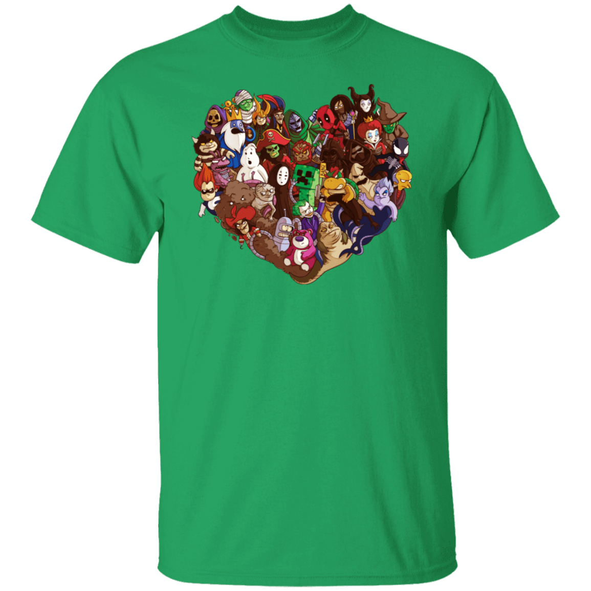 T-Shirts Irish Green / S Heart T-Shirt