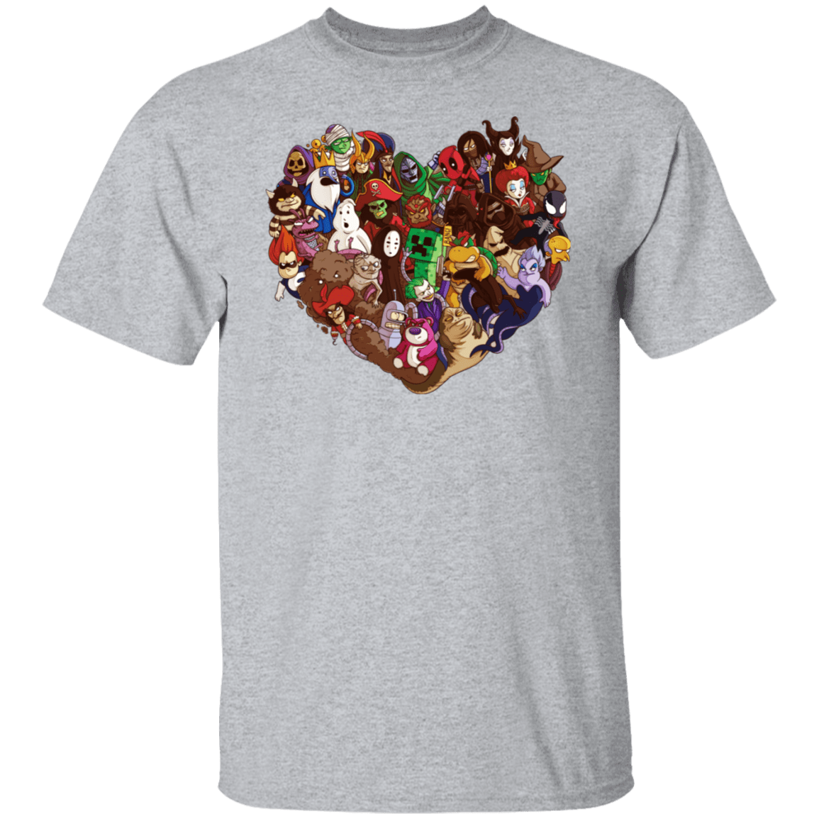 T-Shirts Sport Grey / S Heart T-Shirt