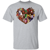 T-Shirts Sport Grey / S Heart T-Shirt