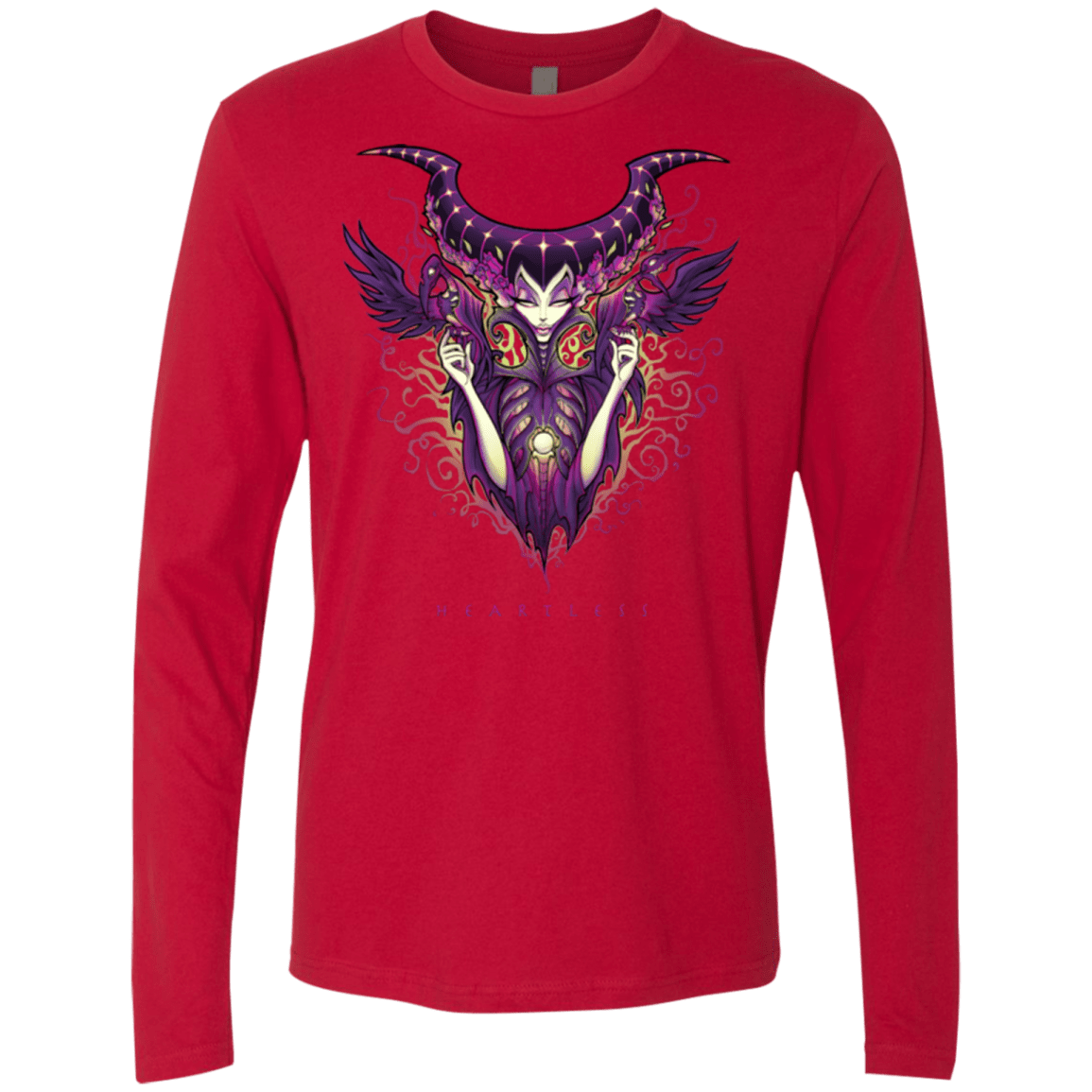 T-Shirts Red / Small Heartless Men's Premium Long Sleeve