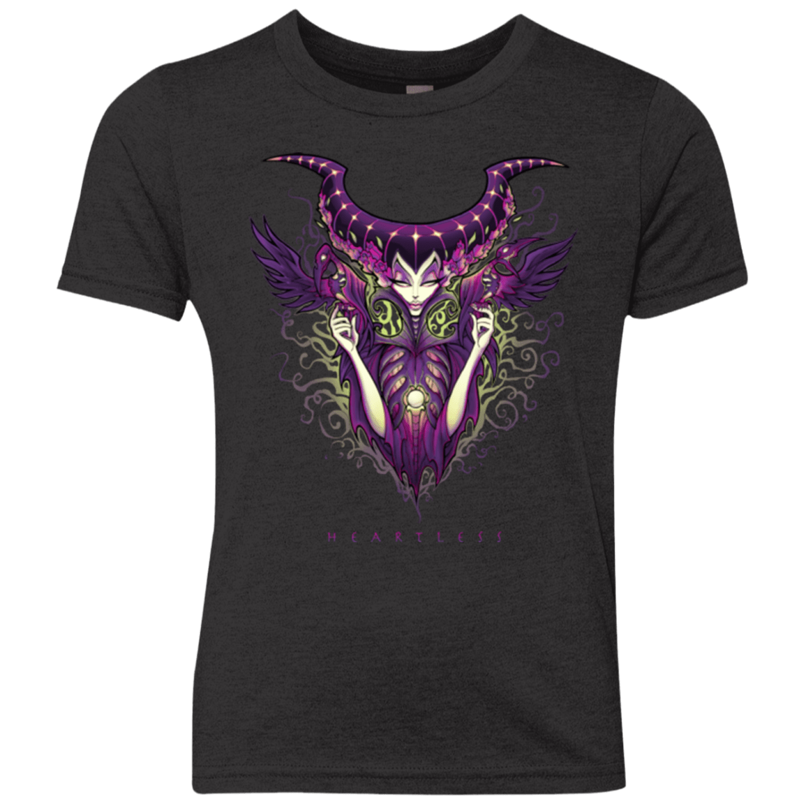 T-Shirts Vintage Black / YXS Heartless Youth Triblend T-Shirt