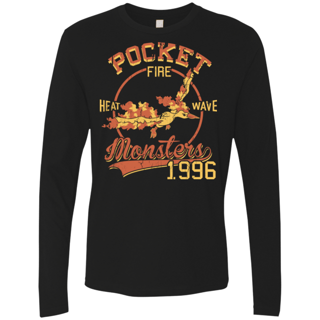 T-Shirts Black / Small Heat wave Men's Premium Long Sleeve