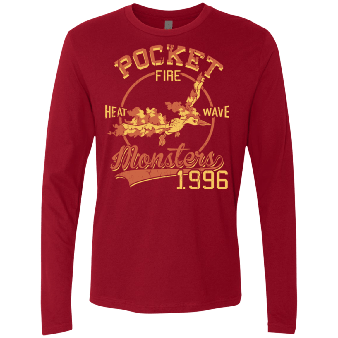 T-Shirts Cardinal / Small Heat wave Men's Premium Long Sleeve