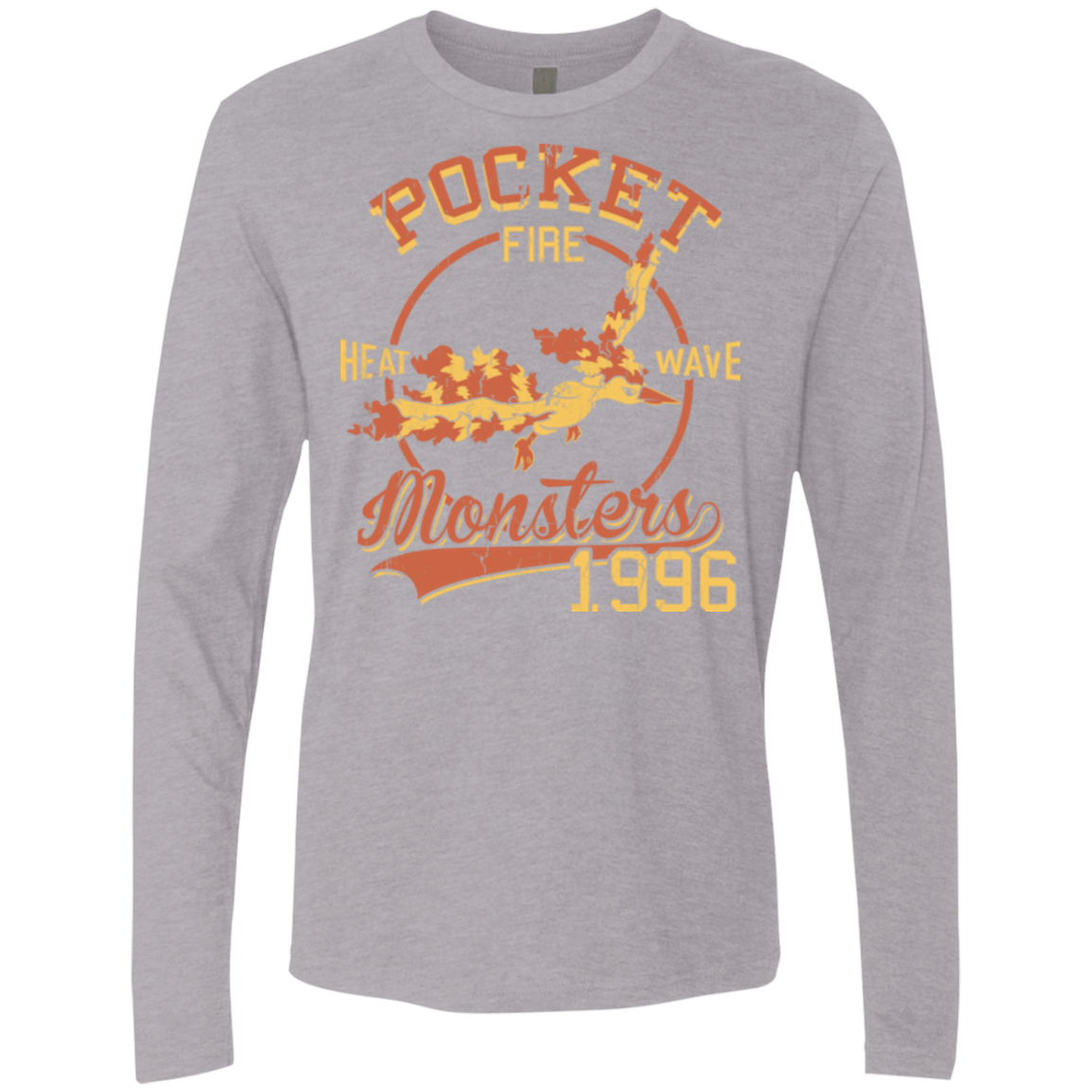 T-Shirts Heather Grey / Small Heat wave Men's Premium Long Sleeve