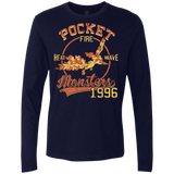 T-Shirts Midnight Navy / Small Heat wave Men's Premium Long Sleeve