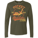 T-Shirts Military Green / Small Heat wave Men's Premium Long Sleeve
