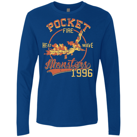 T-Shirts Royal / Small Heat wave Men's Premium Long Sleeve