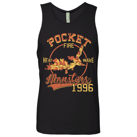 T-Shirts Black / Small Heat wave Men's Premium Tank Top