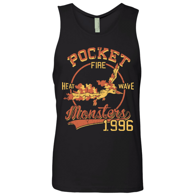 T-Shirts Black / Small Heat wave Men's Premium Tank Top