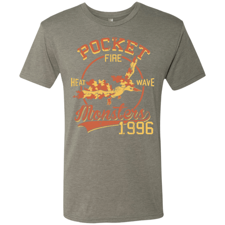 T-Shirts Venetian Grey / Small Heat wave Men's Triblend T-Shirt