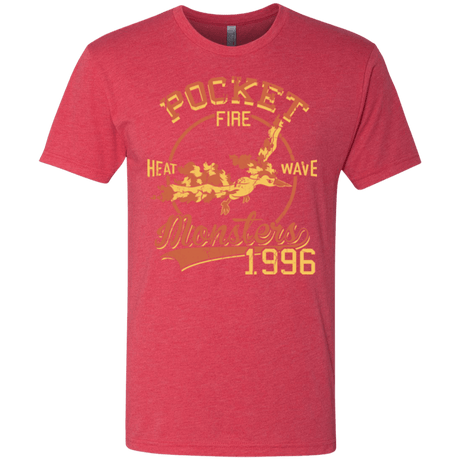 T-Shirts Vintage Red / Small Heat wave Men's Triblend T-Shirt