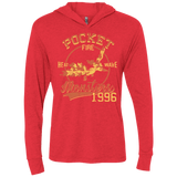 T-Shirts Vintage Red / X-Small Heat wave Triblend Long Sleeve Hoodie Tee