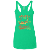 T-Shirts Envy / X-Small Heat wave Women's Triblend Racerback Tank