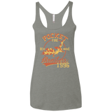 T-Shirts Venetian Grey / X-Small Heat wave Women's Triblend Racerback Tank
