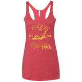 T-Shirts Vintage Red / X-Small Heat wave Women's Triblend Racerback Tank