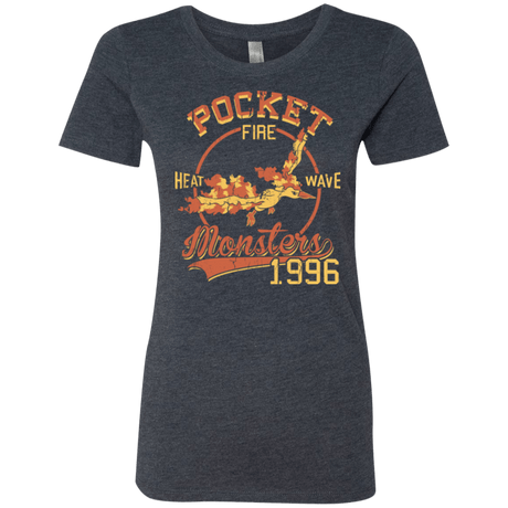 T-Shirts Vintage Navy / Small Heat wave Women's Triblend T-Shirt