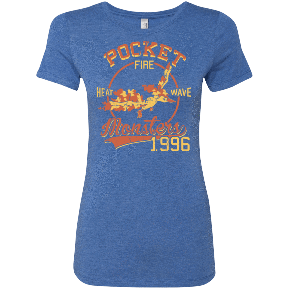 T-Shirts Vintage Royal / Small Heat wave Women's Triblend T-Shirt