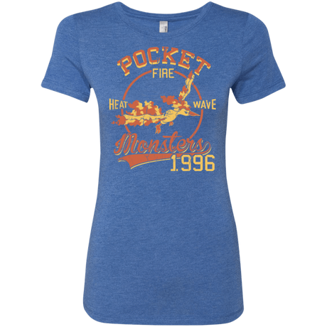 T-Shirts Vintage Royal / Small Heat wave Women's Triblend T-Shirt